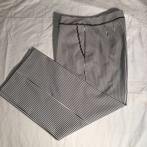St John cropped striped pants